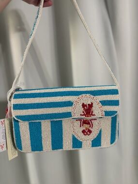 Made In India Lobster Beaded Bag